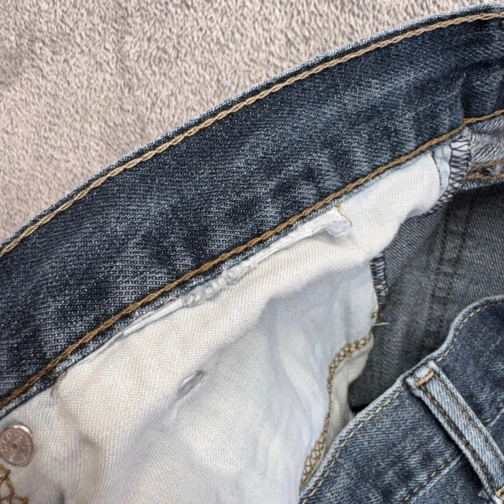 Levi's 514 Straight Fit Jeans Mens 38x30 Blue Good Zip Fly Denim